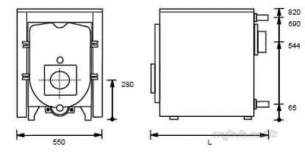 Clyde Commercial Ind Gas Boilers -  Clyde Ckrs-127/8-2pr Ci Riello Oil Blr