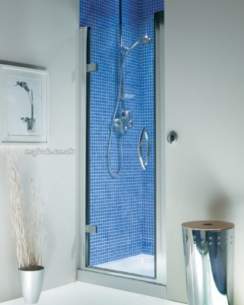 Roman Shower Enclosures -  Rom 760 Collage Hinged Door Wht Clp13w