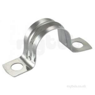 Lawtons Copper Clips -  Saddle Clip - Chrome - 1 Piece - 15mm