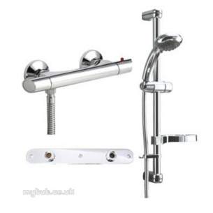 Deva Brassware -  Combi Plus Therm Shower Mixer And Kit Cp