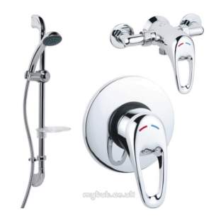 Deva Brassware -  Deva Complete Excelsior Manual Shower Set