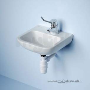 Armitage Shanks Commercial Sanitaryware -  Armitage Shanks Contour 21 37cm Basin One Tap Hole No Logo S244901