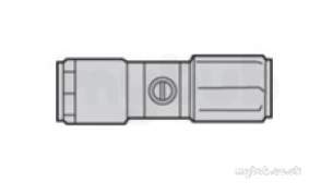 Polypipe Polyplumb Polyfit -  15mm X 15mm Brass C/p Service Valve 5