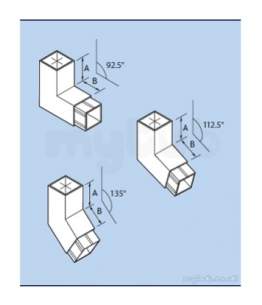 Alumasc Rainwater Products -  Alumasc Mf F/j 75x75mm X135d Sq Bend