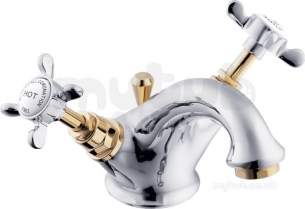 Deva Brassware -  Coronation Gold Mono Basin Mixer Plus Puw