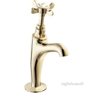 Deva Brassware -  Deva Coronation High Neck Sink Taps Chrome Plated Cr27a