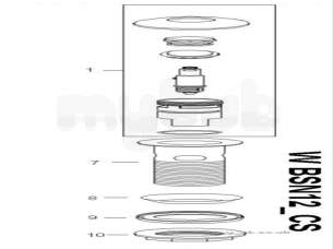 Bristan Brassware -  Bristan Clicker Basin Waste Slotted Cp