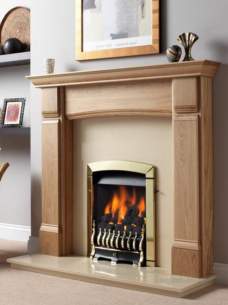 Flavel Gas Fires -  Flavel Calypso Gas Fire Black/brass