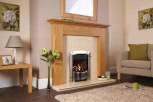 Flavel Gas Fires -  Flavel Caress Contemp Plus Manual Silver