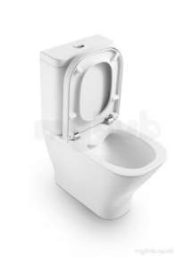 Roca Sanitaryware -  Cleanrim The Gap Soft Close Seat White