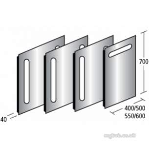 Ideal Standard Concept Furniture -  Ideal Standard Concept E6569bh Mirr 600 Mirr/rod Plus Lights