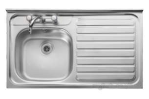 Rangemaster Sinks -  Line Ln106r/rf 1000 X 600 Right Hand Rl/front Ss