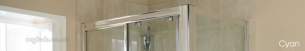 Kohler Daryl Cyan Shower Enlcosures -  Kohler Daryl 400 Cyan In-line Panel Silver/cl