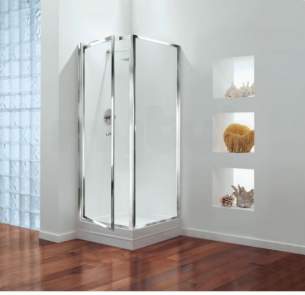 Center 4mm Shower Enclosures -  Center Brand Cbgbsp80cuc Chrome/clear Glass Side Shower Panel 800mm Wide