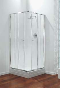Center 4mm Shower Enclosures -  Center Brand Cbgbce76cuc Chrome/clear Glass Bifold Shower Door With 760mm Wide