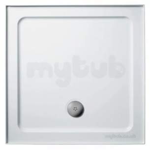 Trevi Showerworld Shower Trays -  Ideal Standard Simplicity L5045 900 Square Lp Shwr Tray L504501