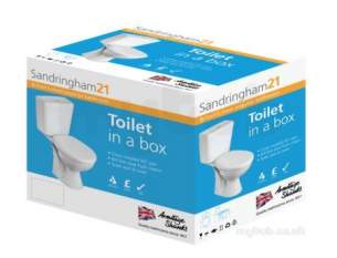 Sandringham 21 Sanitaryware -  Armitage Shanks Sandringham 21 S0499 Wc Boxed Pack White S049901