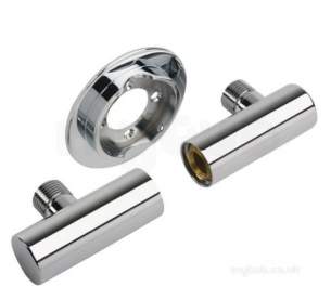 Mira Value and Mini Mixer Ranges -  Mini Valve Adj Elbow Pk 153mm Centres Cp