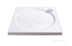 Coram Waterguard Shower Trays -  Coratech 900x900 White Slimline St90whi