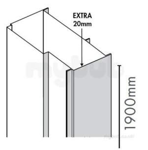 Merlyn Ionic Enclosures -  Ionic Express Extension Profle A0314b0