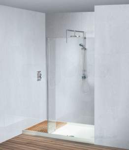 Matki Shower Doors and Panels -  Walk-in Wsr1506 Right Hand Reces Surround Sv/cl