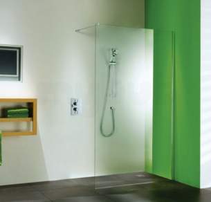 Matki Shower Doors and Panels -  Matki Wet Rm Asp1000 Glass Panel Sil/cl Asp1000