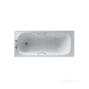 Armitage Shanks Steel Baths -  Armitage Shanks Nisa S1793 1600 X 700 As No Tap Holes Steel Bath Wh