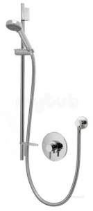 Aqualisa Shower Mixers -  Chrome Siren Sl Thermostatic Shower Mixer With 4 Spray Harmony Hand Shower