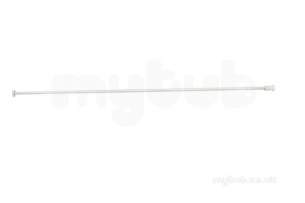 Center Brand Shower Accessories -  Chrome 915mm Shower Rail Ceiling Support For Professional Profile 400 800