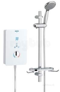 Bristan Electric Showers -  Bristan Bliss 10.5kw White Bl105 W