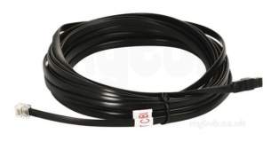 Aqualisa Showers -  Aqualisa 223010 Black Quartz Digital 10 Metre Digital Shower Cable