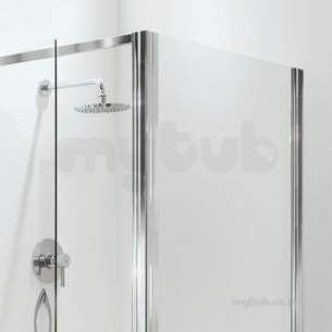Coram Premier Shower Enclosures -  Premier 760mm Side Panel 1900 Ch/cl