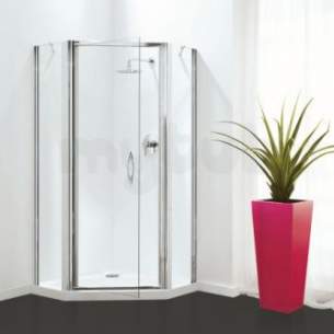 Coram Premier Shower Enclosures -  Coram Premier 900 Penta Panels 1900 Cl