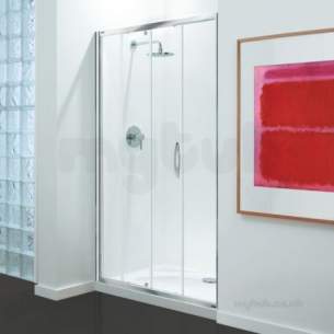 Coram Premier Shower Enclosures -  Premier 1400 Slider 1900 Cl Door