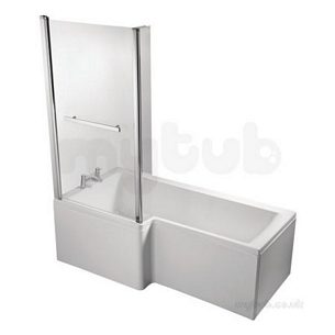 Ideal Standard Concept Acrylics -  Ideal Standard Concept Space Shr/bath 170x85 Left Hand Sqr Wht E051201