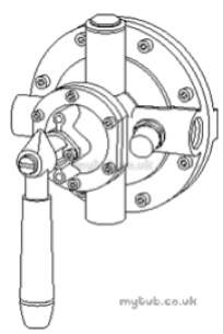 Rada And Meynell Commercial Showers -  Rada 401.06 203 Steam/water Mixing Valve