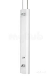 Rada And Meynell Commercial Showers -  Rada 215-t3 Therm T/f Ctrl Shower Pnl Wh
