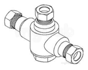 Rada And Meynell Commercial Showers -  Rada 407.06 215-t3-dk Basin Mixer Valve 0.5 Inch
