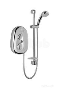 Mira Play And Vie Electric Showers -  Mira Vie Electric Shower 10.8 Kw Chrome Plated