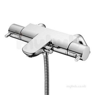Ideal Standard Showers -  Ideal Standard Chrome Alto Two Tap Hole Double Lever Bath Shower Mixer With Rim Mounting Legs A5638aa