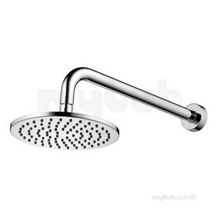 Ideal Standard Showers -  Ideal Standard B9438aa Chrome Idealrain 200mm Shower Head With 400mm Arm