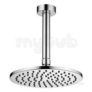 Ideal Standard Showers -  Ideal Standard B9439aa Chrome Idealrain 200mm Shower Head With 200mm Arm