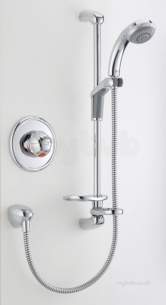 Mira Showers -  Mira 1.1542.014 White/chrome Combiforce 415 Built-in Shower Valve Pressure Balancing