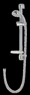 Rada And Meynell Commercial Showers -  Rada Standard Ev Shower Rail Kit Chrome