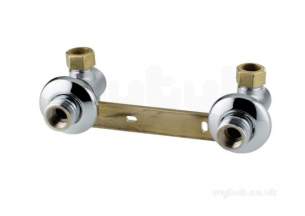 Triton Non Electric Products -  Triton Unbmxbkt Chrome Bar Mixer Bracket