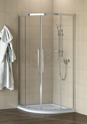 Ideal Standard Kubo Enclosures -  Ideal Standard Bright Silver Kubo Shower Enclosures And Screens 880mm Widex1950mm Highx880mm Depth