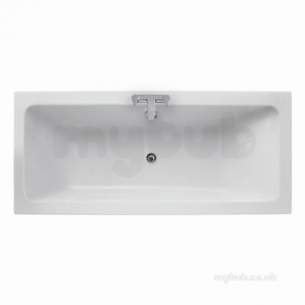 Ideal Standard Tempo Bathing -  Ideal Standard Tempo E2583 Cube 1700x750 No Tap Holes D/e Bath Wh E258301