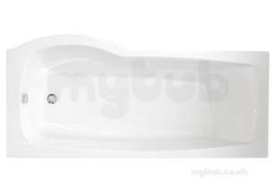 Roca Sanitaryware -  Roca Giralda 1700 X 700mm P Shaped Left Hand Bath Only