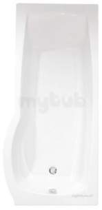 Roca Sanitaryware -  Roca Giralda 1700 X 700mm P Shaped Right Hand Bath Only
