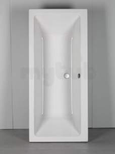 Roca Acrylic Baths -  Roca The Gap No Tap Hole Bath 1700 X 700mm White